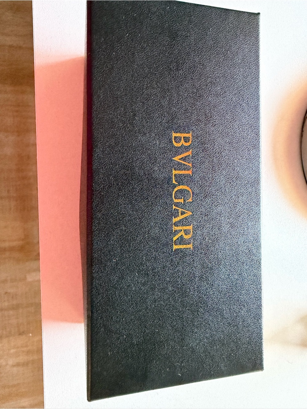 Bvlgari Black Box with Gold Logo